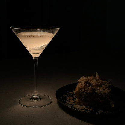 Pearl martini glass candle with wax pearls – Lily Glow Home Decor