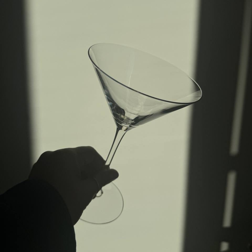 Pearl martini glass candle with wax pearls – Lily Glow Home Decor