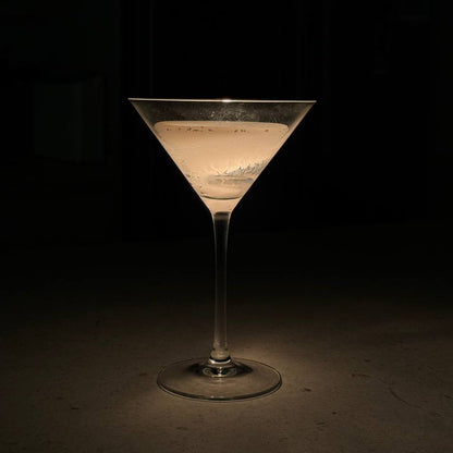 Pearl martini glass candle with wax pearls – Lily Glow Home Decor