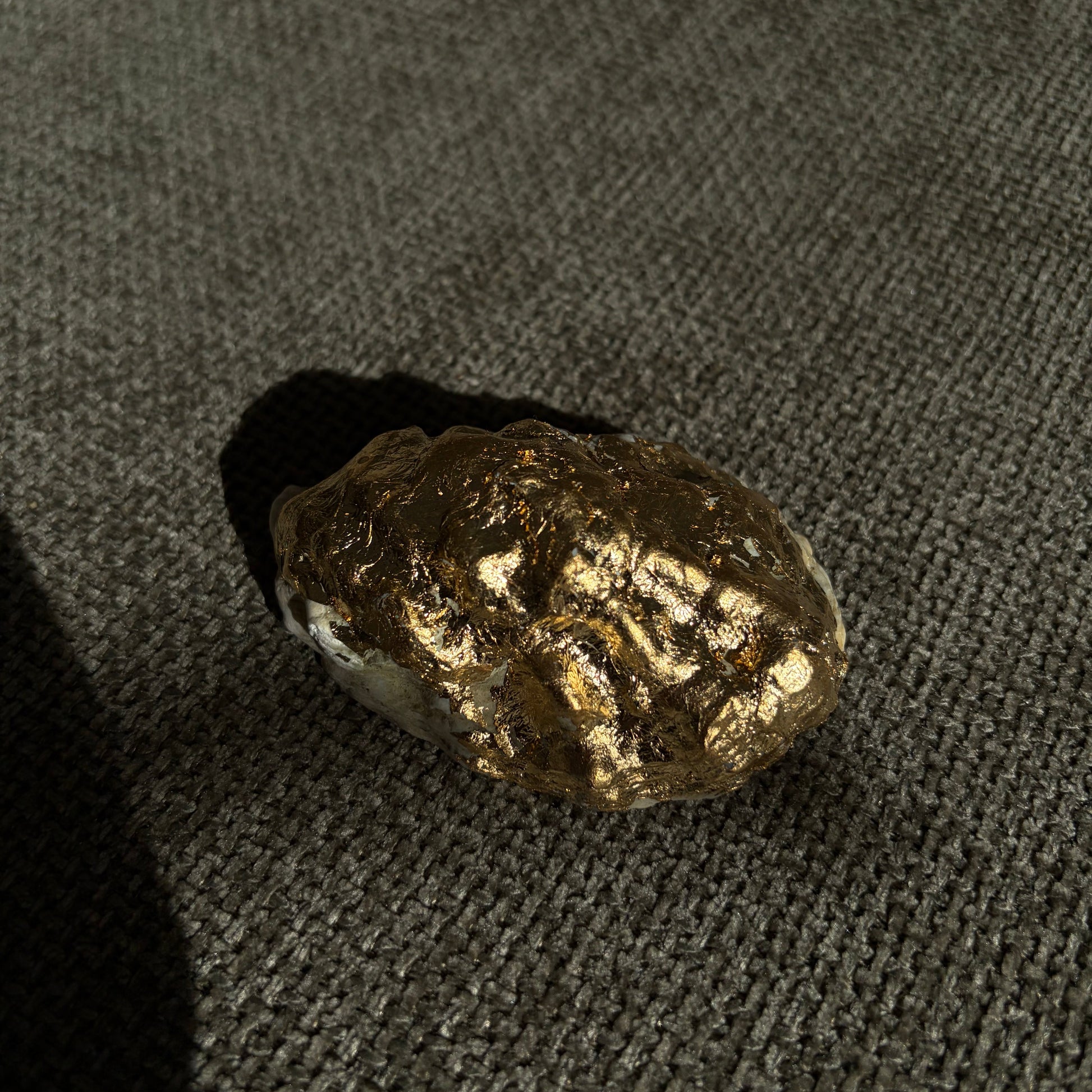 Handmade soy wax candle in a real oyster shell with two wicks – Lily Glow Home Decor