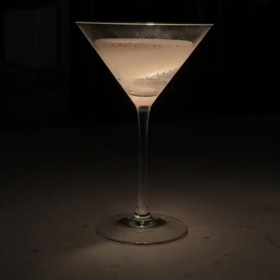 Pearl martini glass candle with wax pearls – Lily Glow Home Decor